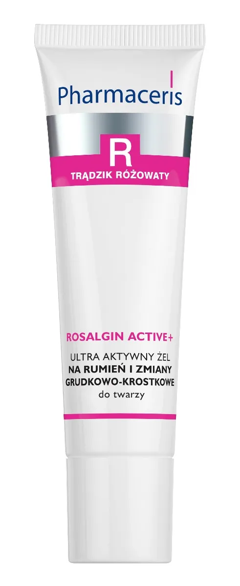 Pharmaceris R Rosalgin Active+ Ultra aktywny żel na rumień i zmiany grudkowo-krostkowe do twarzy, 30 ml 