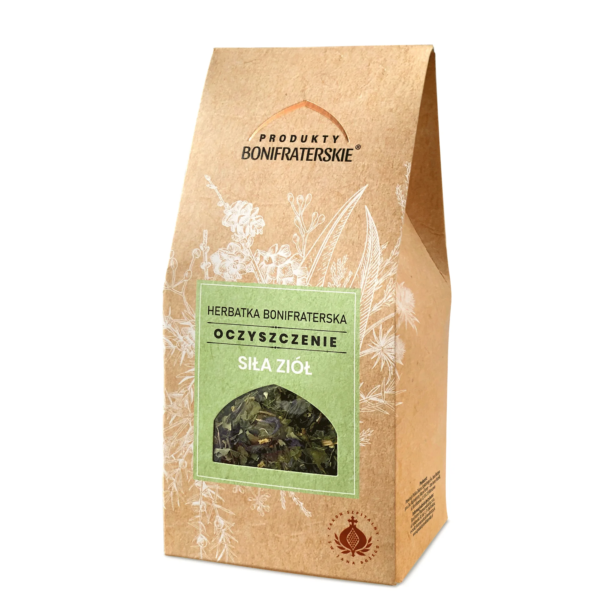 Produkty bonifraterskie Siła Ziół Oczyszczenie herbatka bonifraterska 100 g