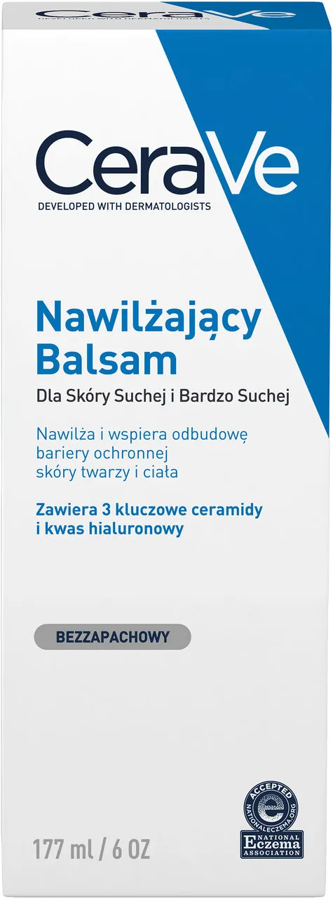 CeraVe, balsam nawilżający do twarzy i ciała z ceramidami, 177 ml 