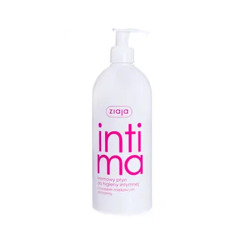Ziaja Intima, kremowy płyn do higieny intymnej z kwasem mlekowym, 500 ml 