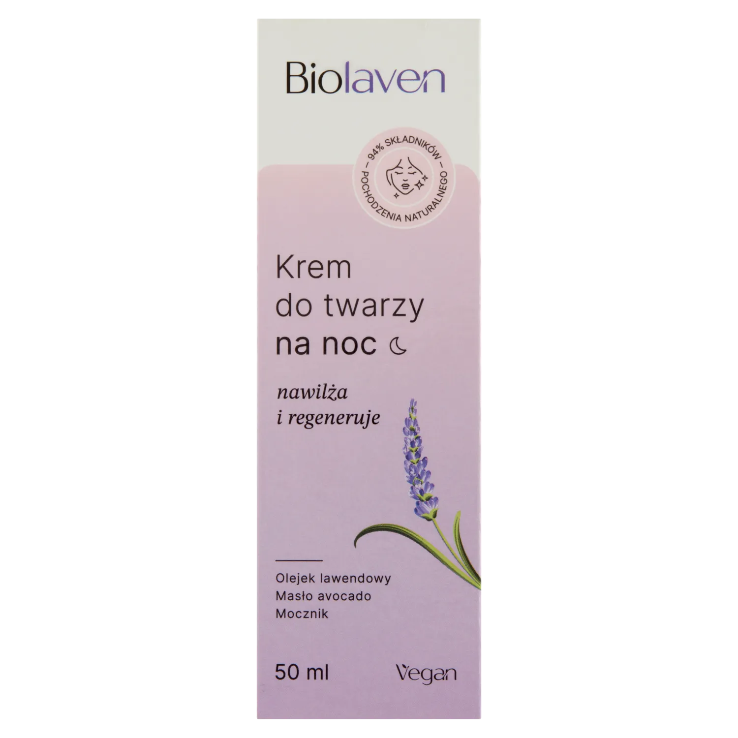 Biolaven Organic, krem do twarzy na noc, 50 ml 