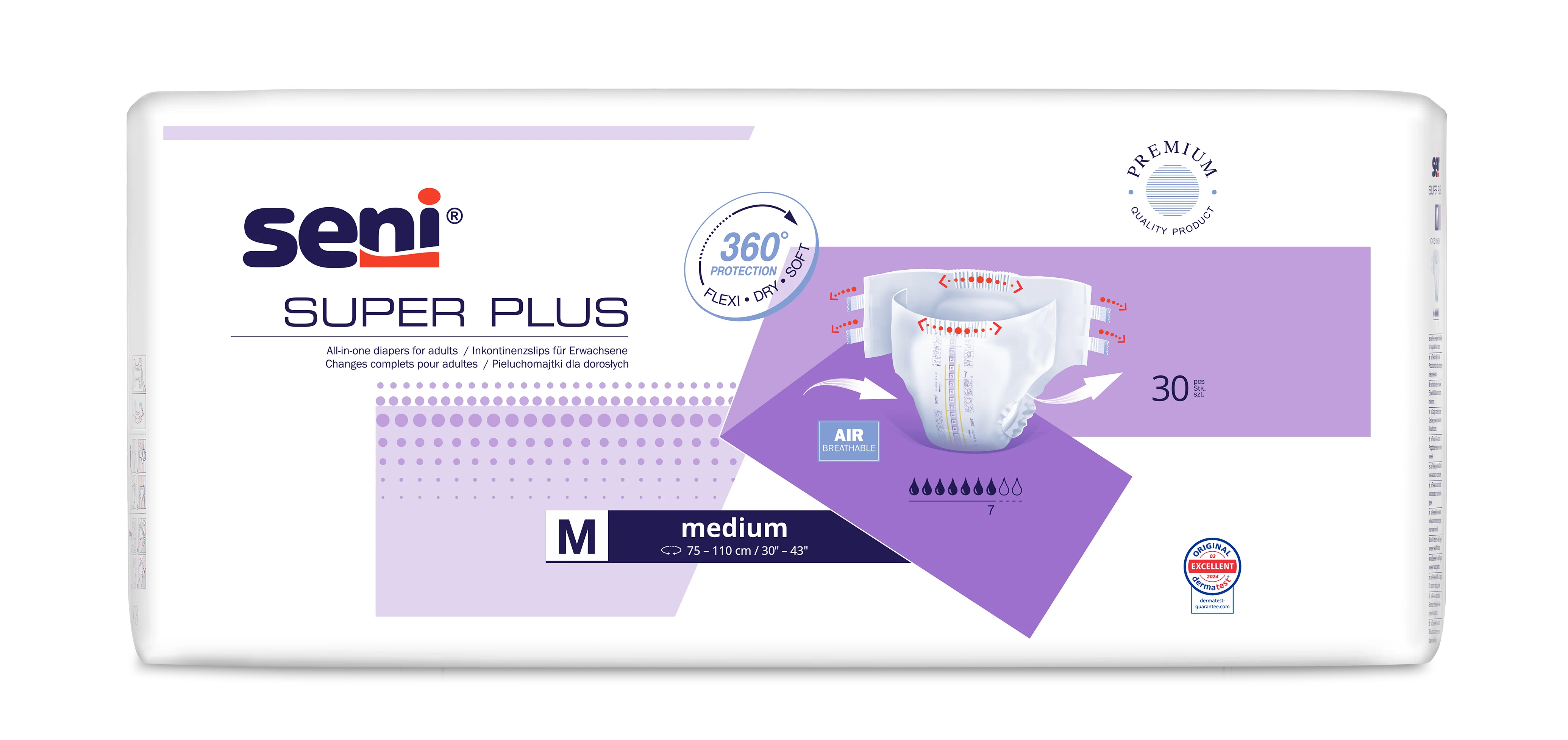 Seni Super Plus pieluchomajtki M, 30 szt.