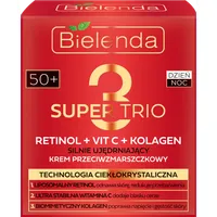 Bielenda Super Trio silnie ujędrniający krem przeciwzmarszczkowy na dzień i na noc 50+, 50 ml