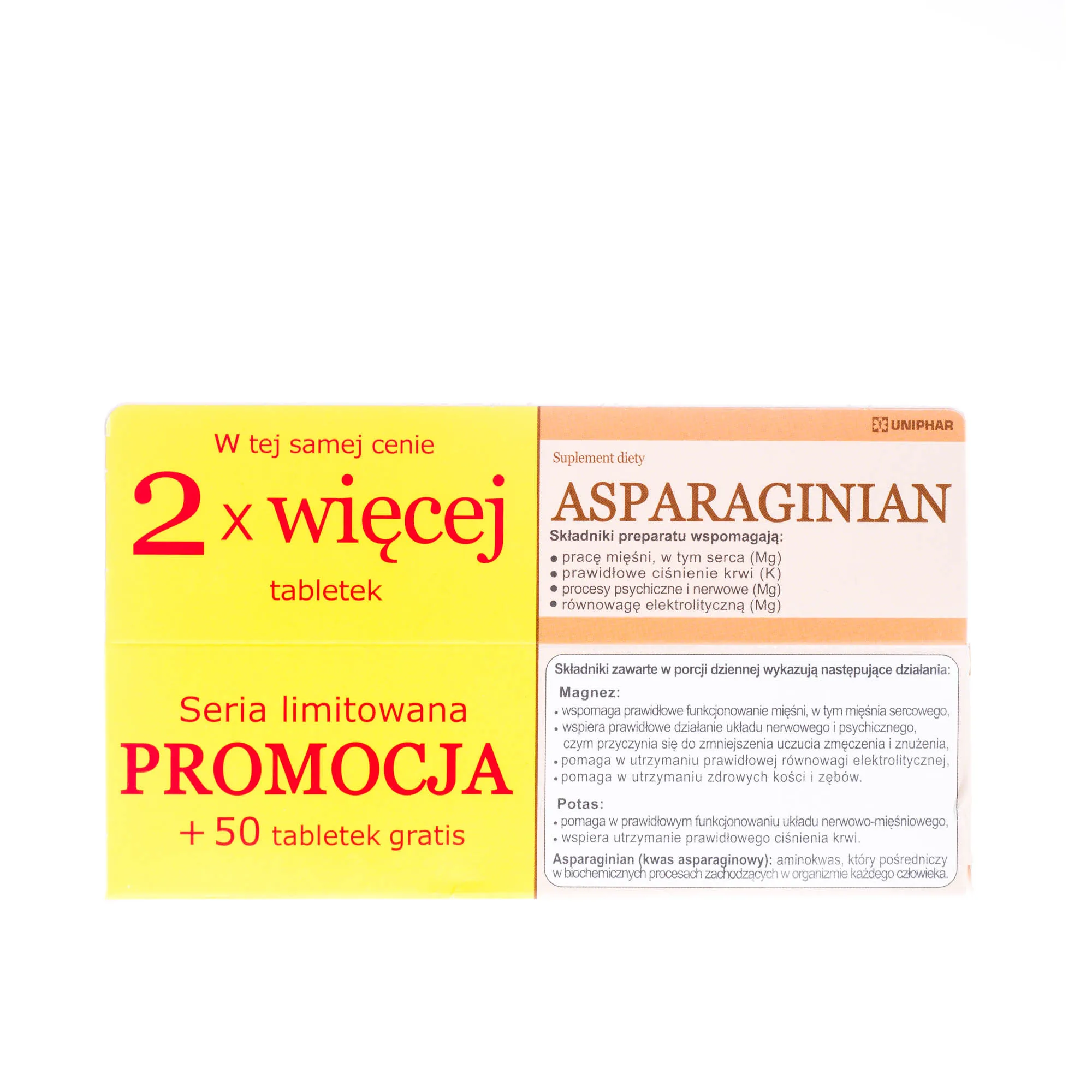 Asparaginian, suplement diety, 100 tabletek 