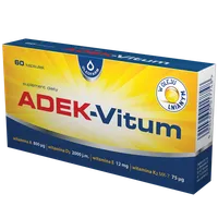 Oleofarm ADEK-Vitum, suplement diety, 60 kapsułek