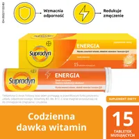 Supradyn Energy, suplement diety, 15 tabletek musujących