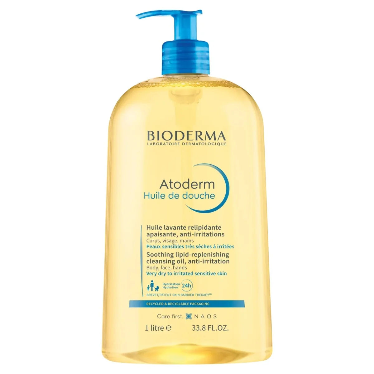 Bioderma Atoderm Huile De Douche nawilżający olejek do kąpieli i pod prysznic, 1 l