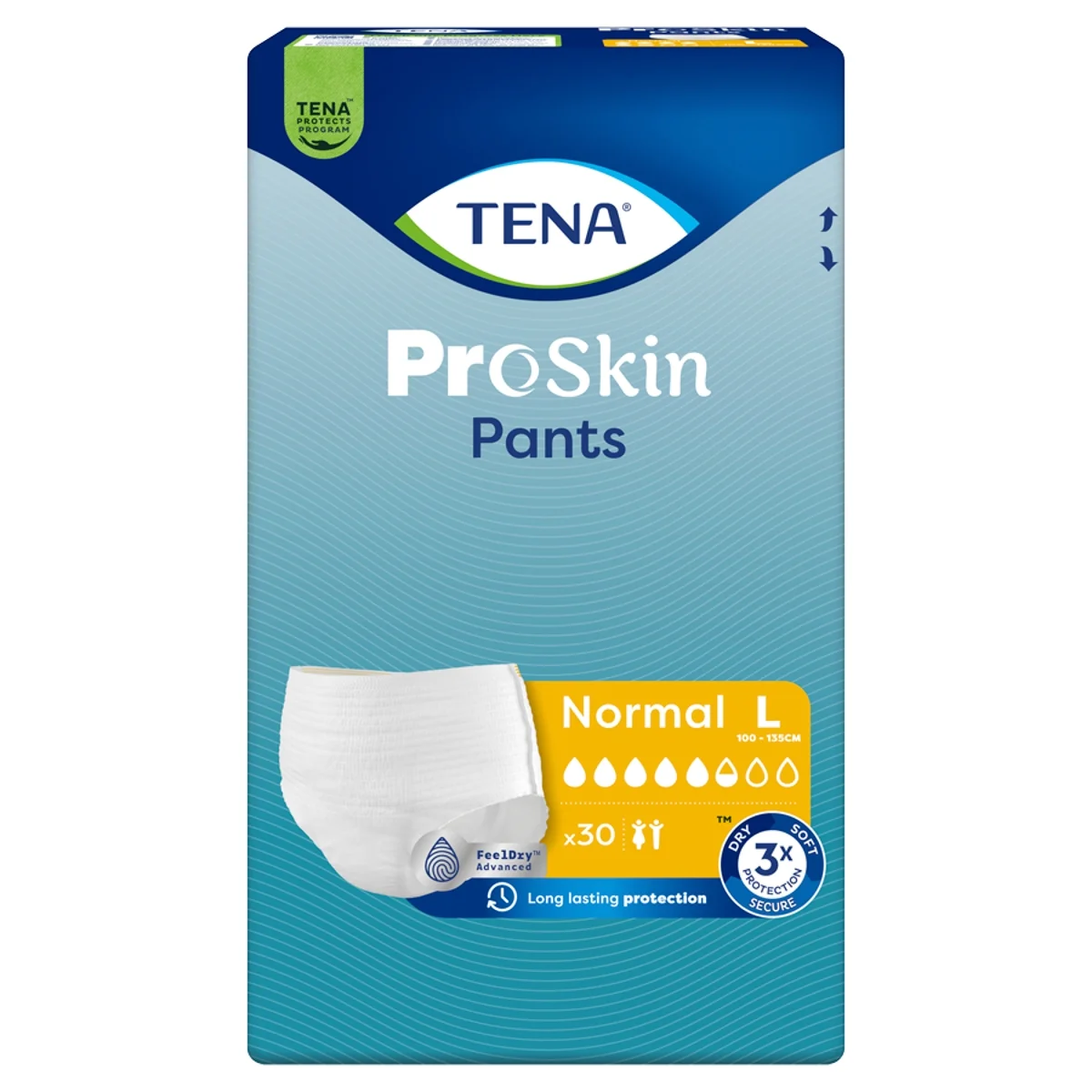 TENA ProSkin Pants majtki chłonne Normal L, 30 sztuk