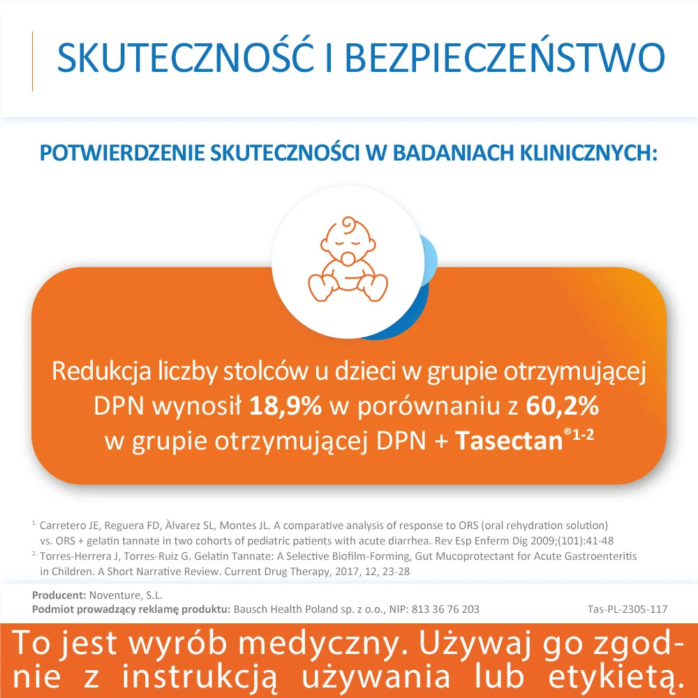 Tasectan 250 mg 20 saszetek