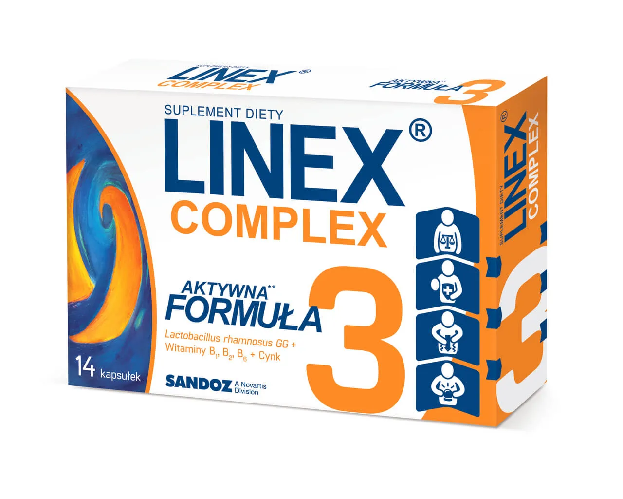 Linex Complex, suplement diety, 14 kapsułek