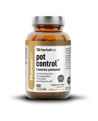 PharmoVit® Herballine™ Pot control™ kontrola potliwości 60 kapsułek