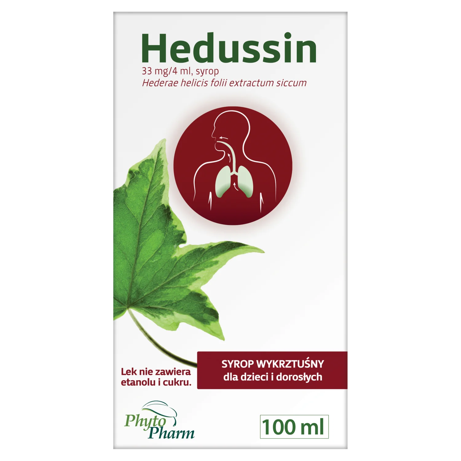 Hedussin 33 mg/4 ml, syrop, 100 ml