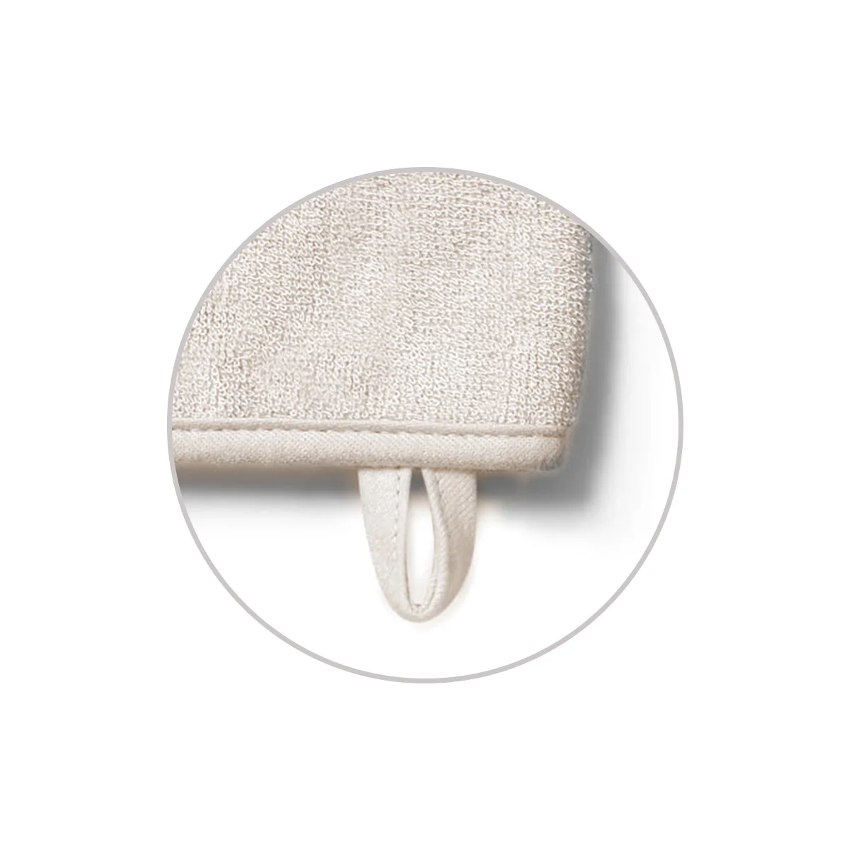 Babyono bambusowa myjka kąpielowa Natural Bamboo jasny beż, 1 sztuka