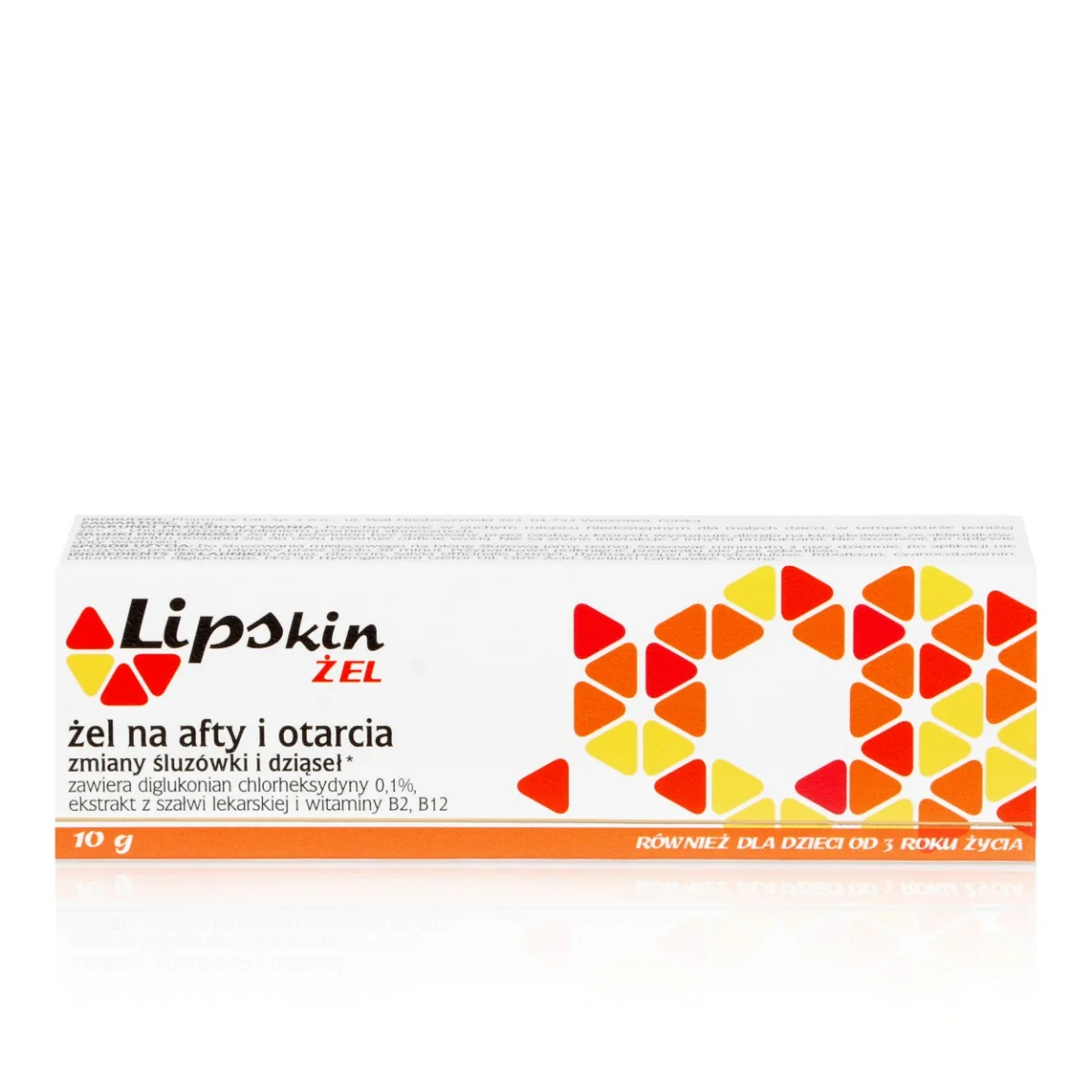 Lipskin żel na afty i otarcia, 10 g