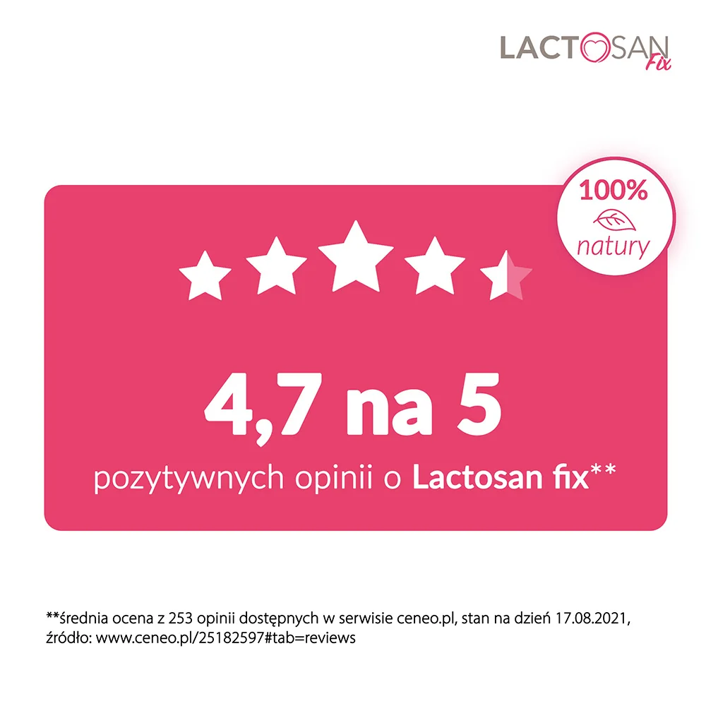 Lactosan Fix saszetki, 20 sztuk