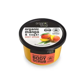 Organic Shop, scrub do ciała, mango i cukier, 250ml 