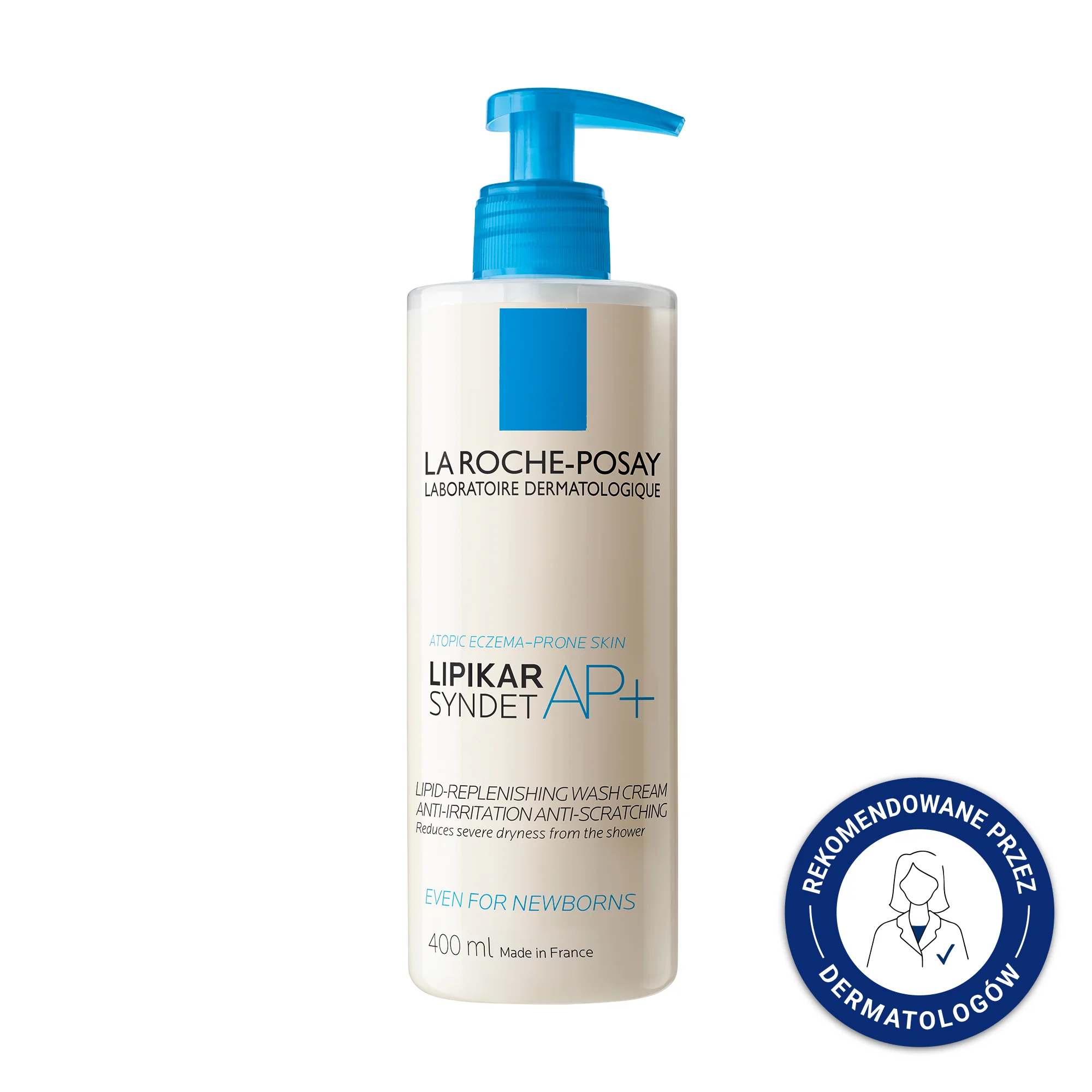 La Roche-Posay Lipikar Syndet żel-krem do mycia twarzy i ciała, 400 ml