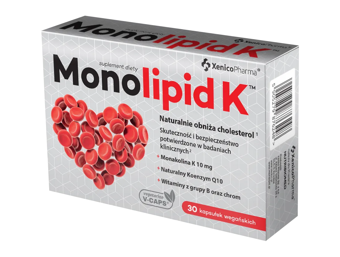 Monolipid K, suplement diety, kapsułka miękka, 30 sztuk