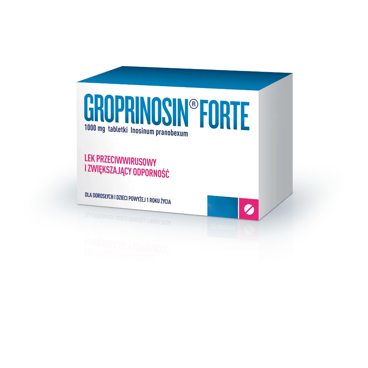 Groprinosin Forte,1000mg, 10 tabletek