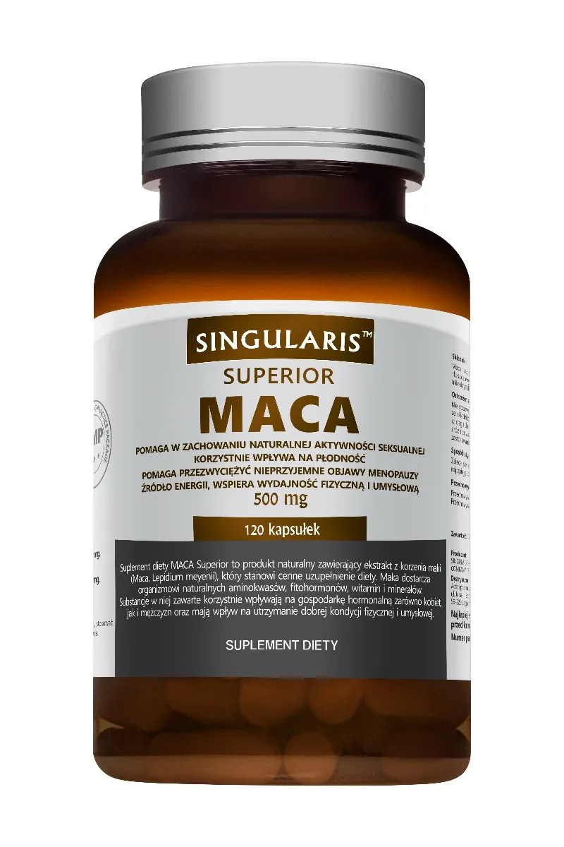 Singularis Superior Maca, suplement diety, 120 kapsułek