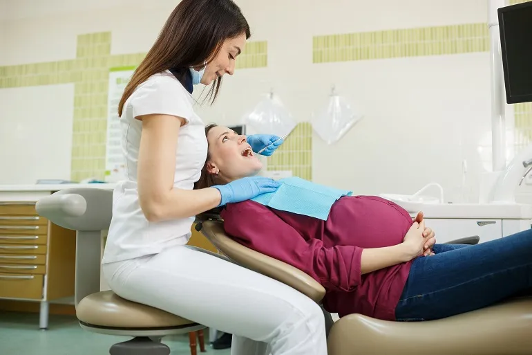 ból zęba w ciąży wizyta u dentysty