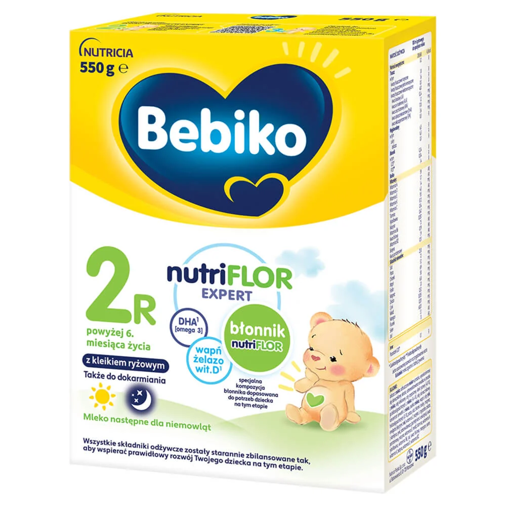 Bebiko 2R mleko następne dla niemowląt powyżej 6. miesiąca życia, 550 g