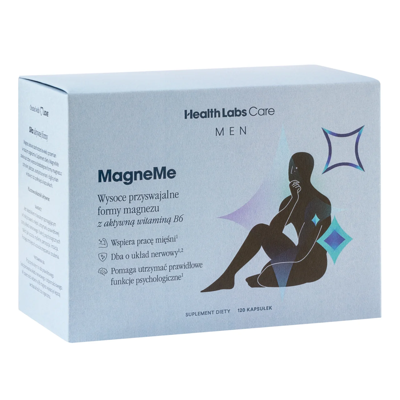 Health Labs Care MagneMe MEN Day & Night 120 kapsułek