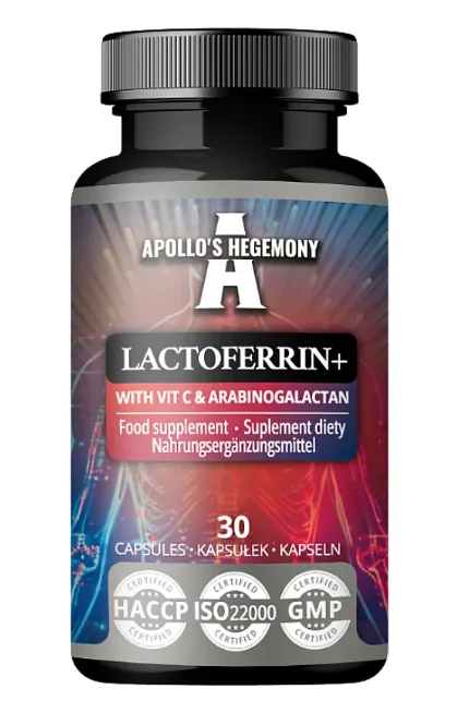 Apollo's Hegemony Lactoferrin+ 30 kapsułek