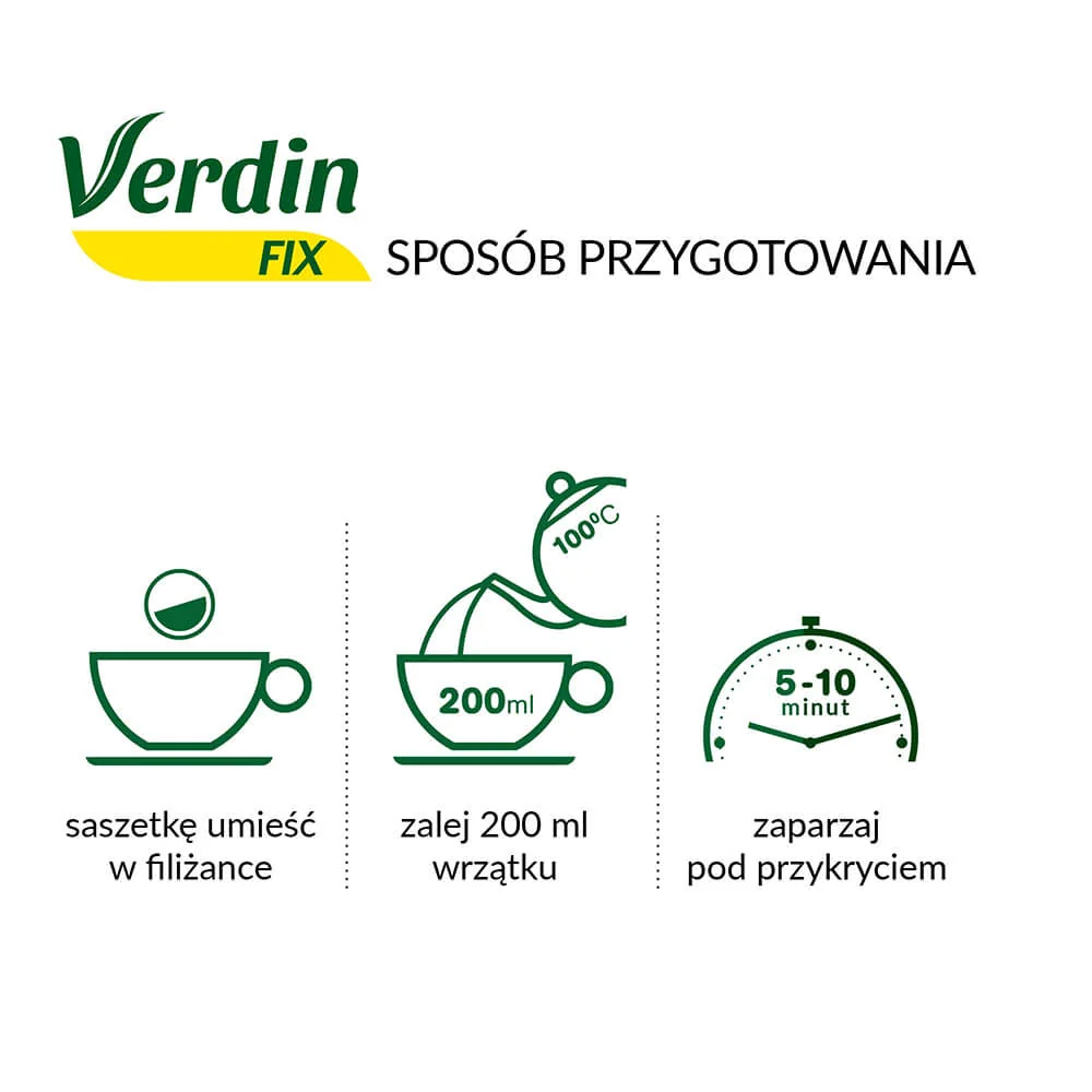 Verdin Fix 40 saszetek x 1,8 g