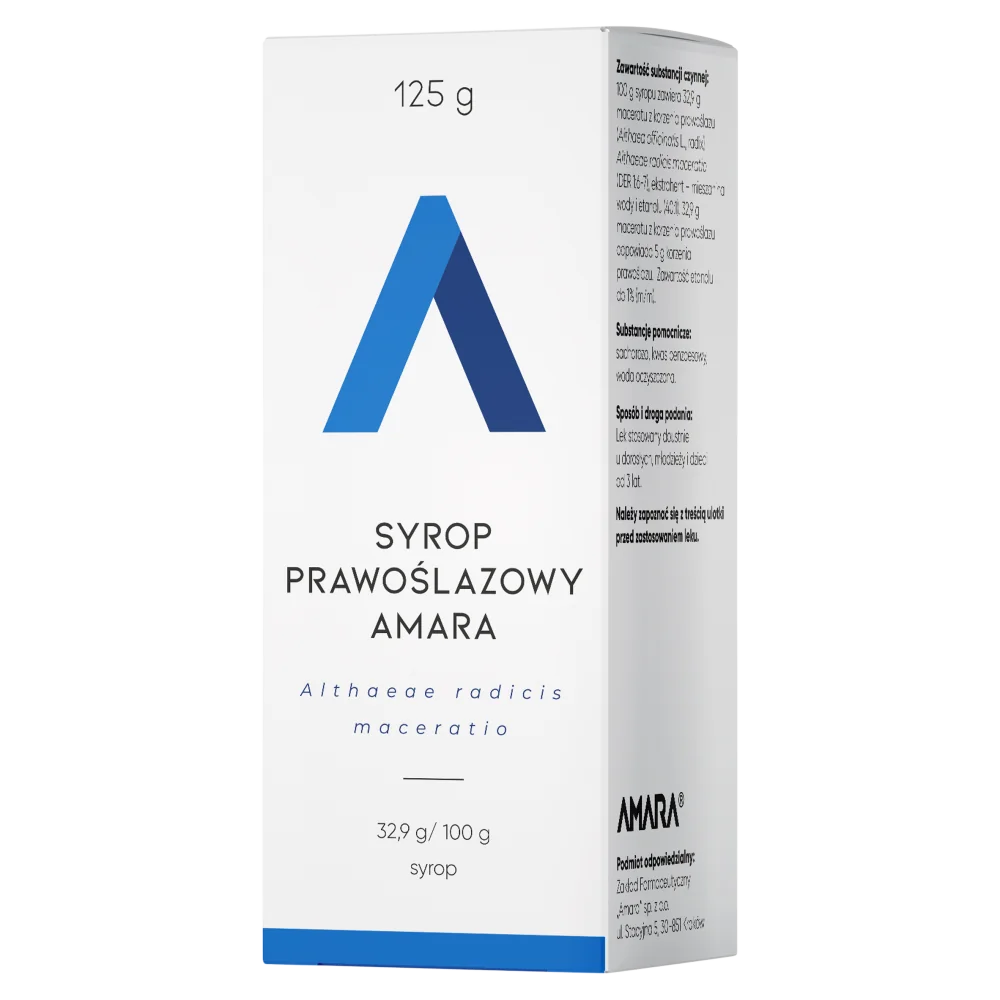 Amara syrop prawoślazowy, 125 g