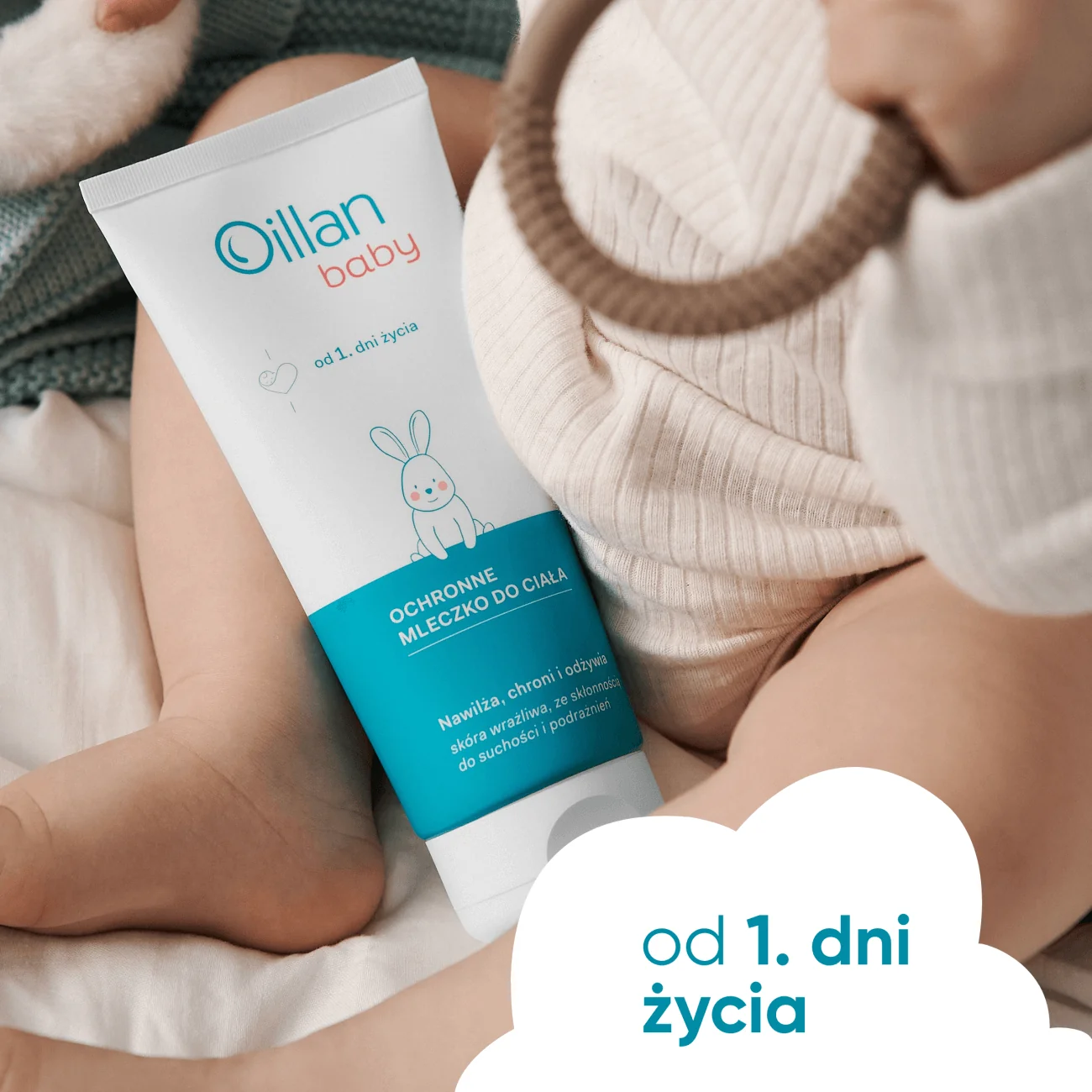 Oillan Baby Ochronne mleczko do ciała, 200 ml