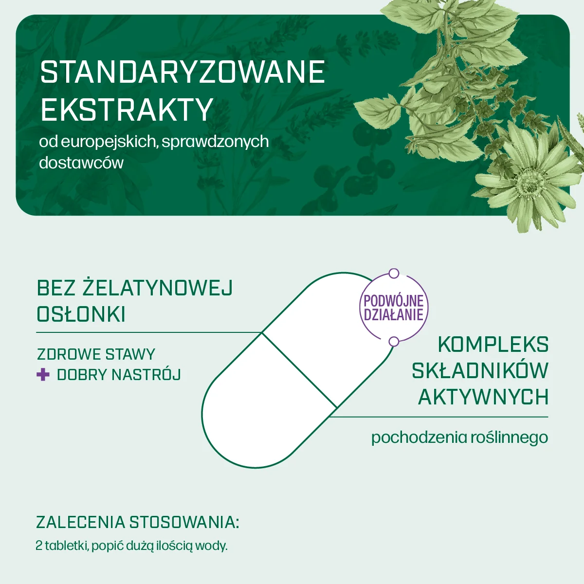 Iana Stawy Zdrowe Stawy + Dobry Nastrój. 60 tabletek