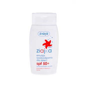 Ziaja Ziajka emulsja wodoodporna dla dzieci SPF 50+, 125 ml