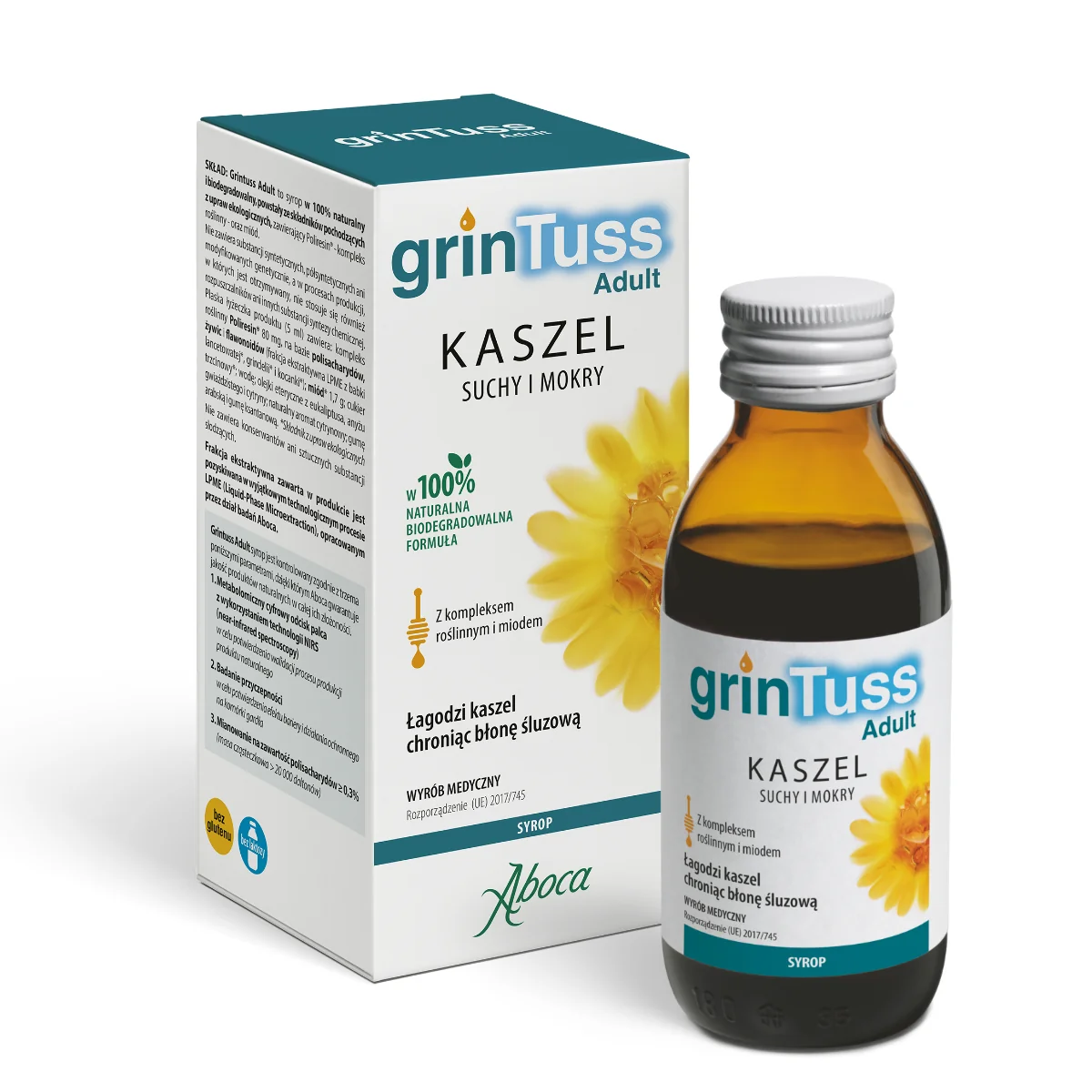 GrinTuss Adult syrop dla dorosłych, 128 g