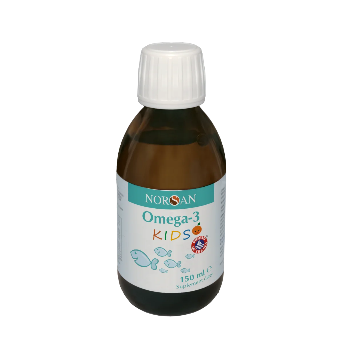 Norsan Omega-3 Kids naturalny olej omega-3 dla dzieci, 150 ml