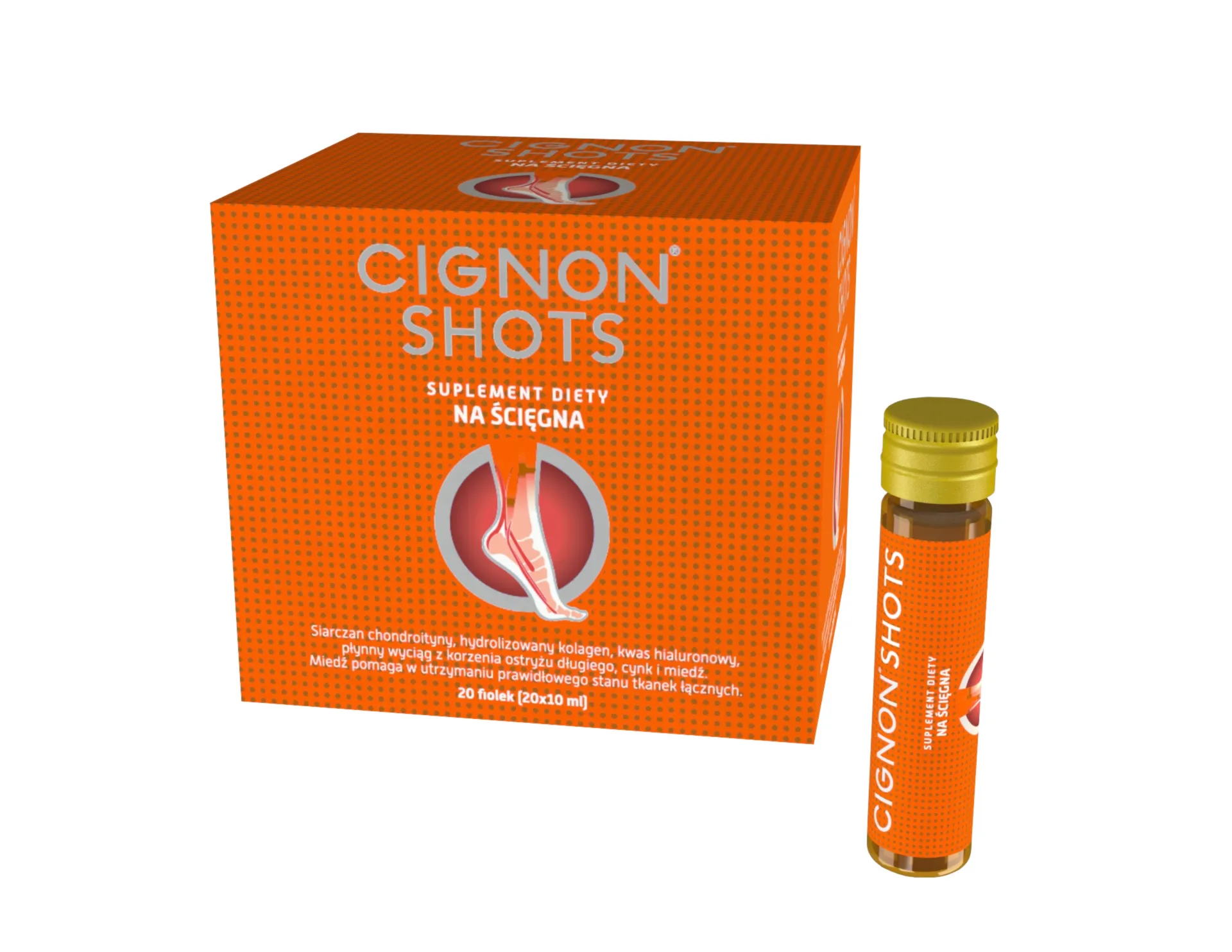 Cignon Shots, suplement diety, 20 fiolek po 10 ml