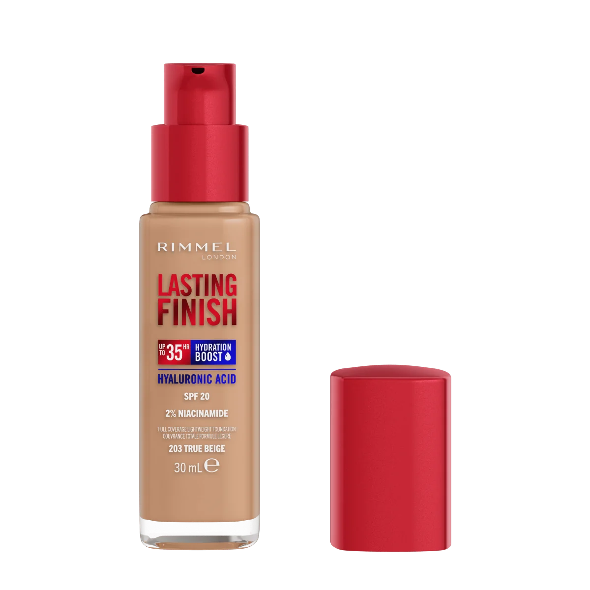 Rimmel Lasting Finish Foundation Podkład do twarzy nr 203 True Beige, 30 ml