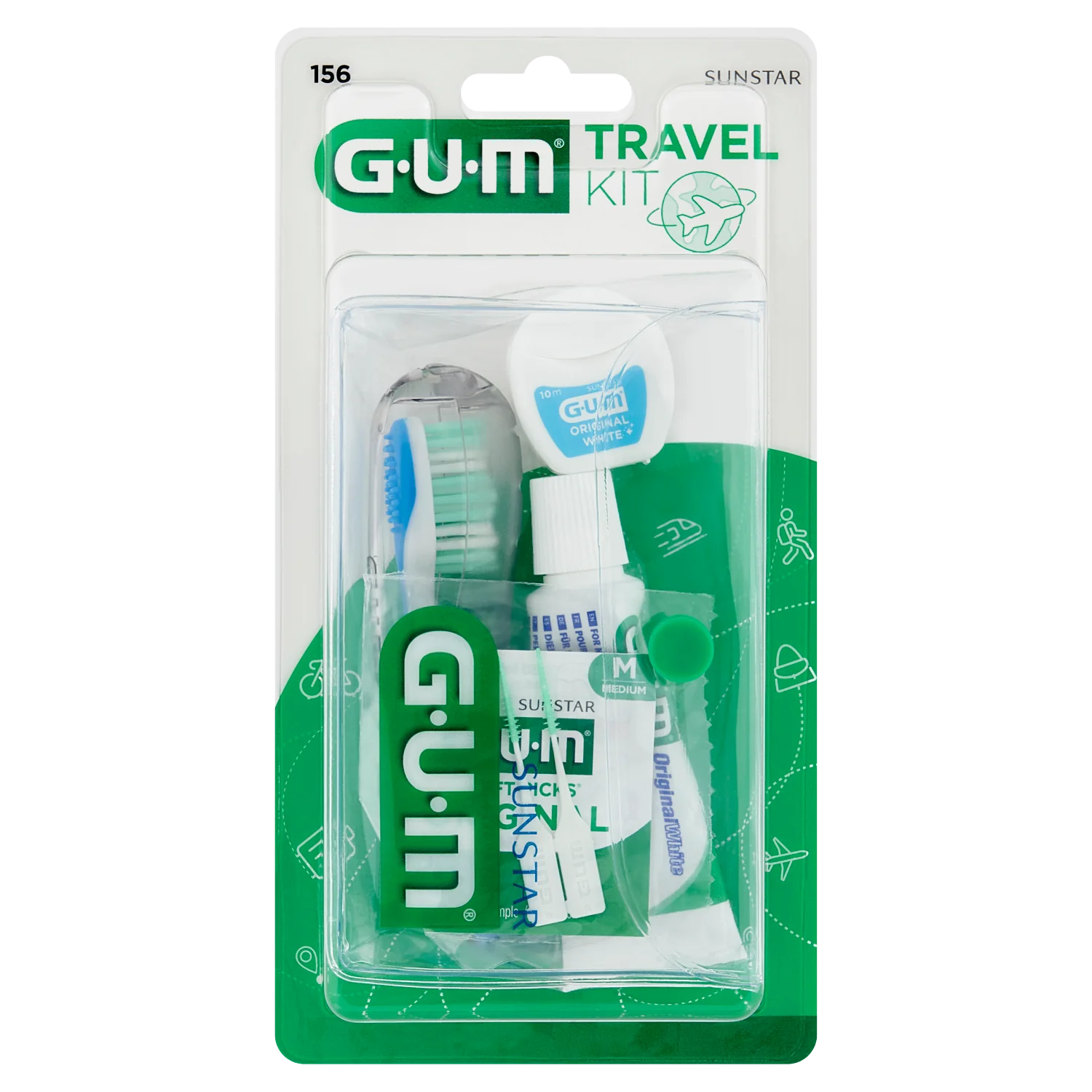 Sunstar Gum Travel Kit zestaw podróżny do higieny jamy ustnej