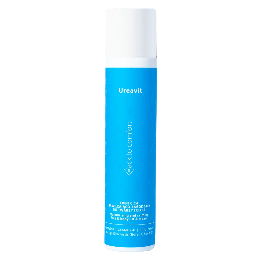 Back To Comfort Ureavit krem CICA nawilżająco-łagodzący do twarzy i ciała, 100 ml