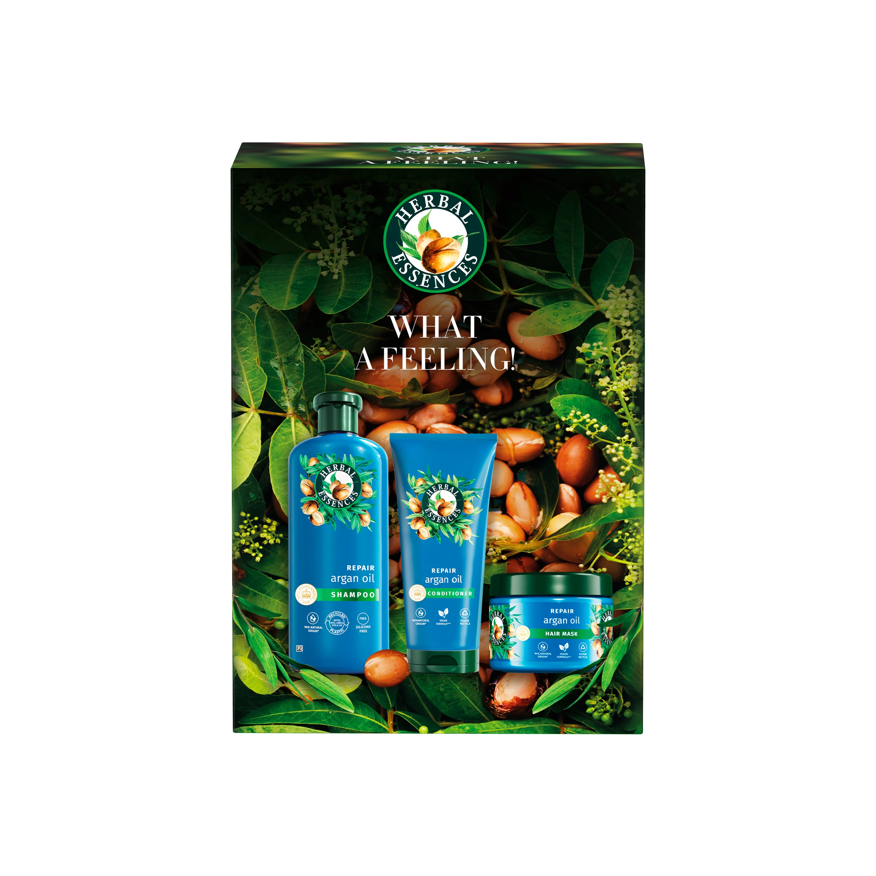 Herbal Essence Argan Repair Xmass Zestaw szampon, 350 ml + odżywka, 250 ml + maska do włosów, 300 ml