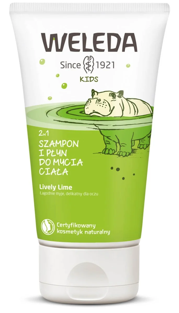 Weleda Kids szampon i płyn do mycia ciała 2 w 1, 150 ml