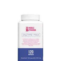 NoblePharma Enzyme Max, suplement diety, 120 kapsułek