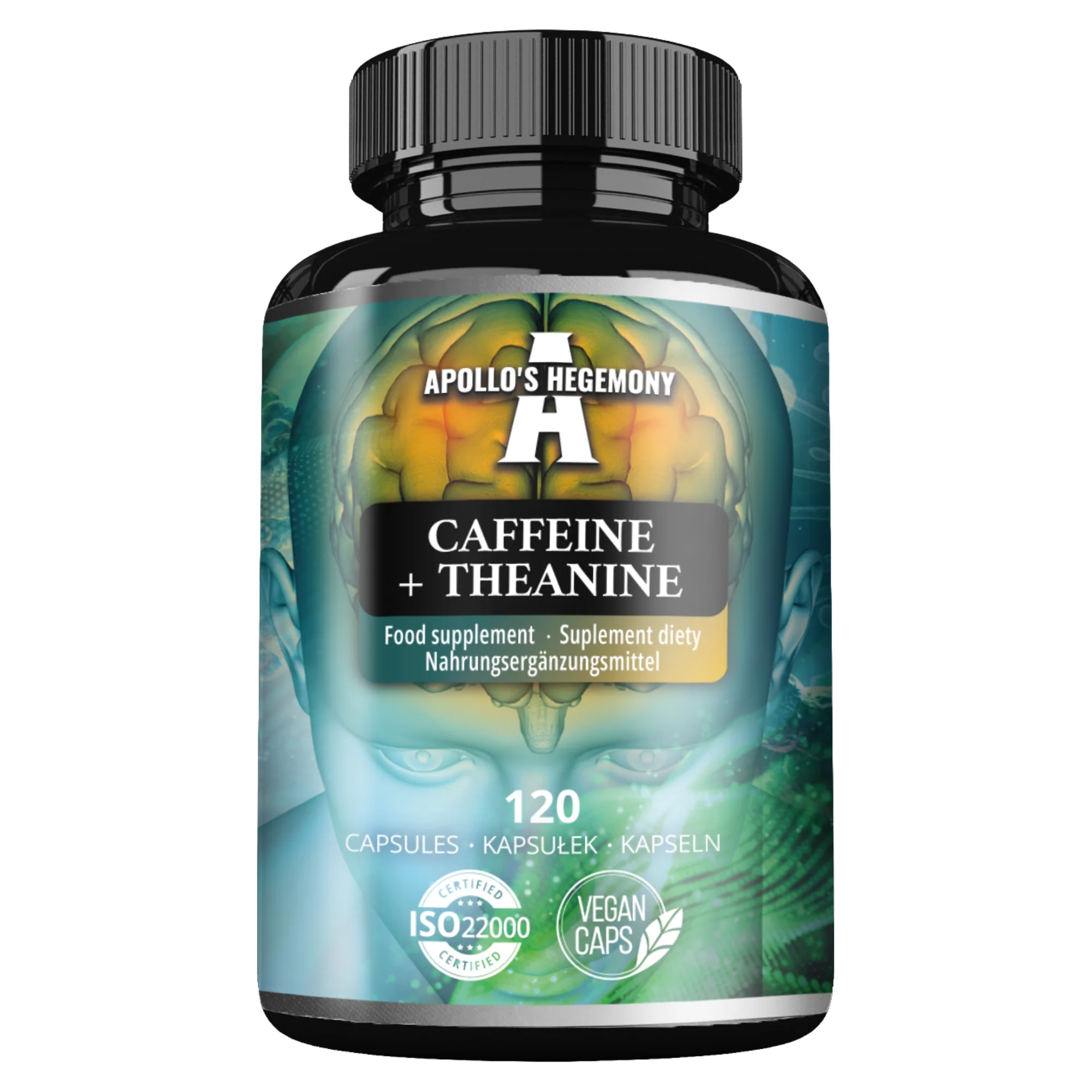 Apollo's Hegemony Caffeine + Theanine 120 kapsułek
