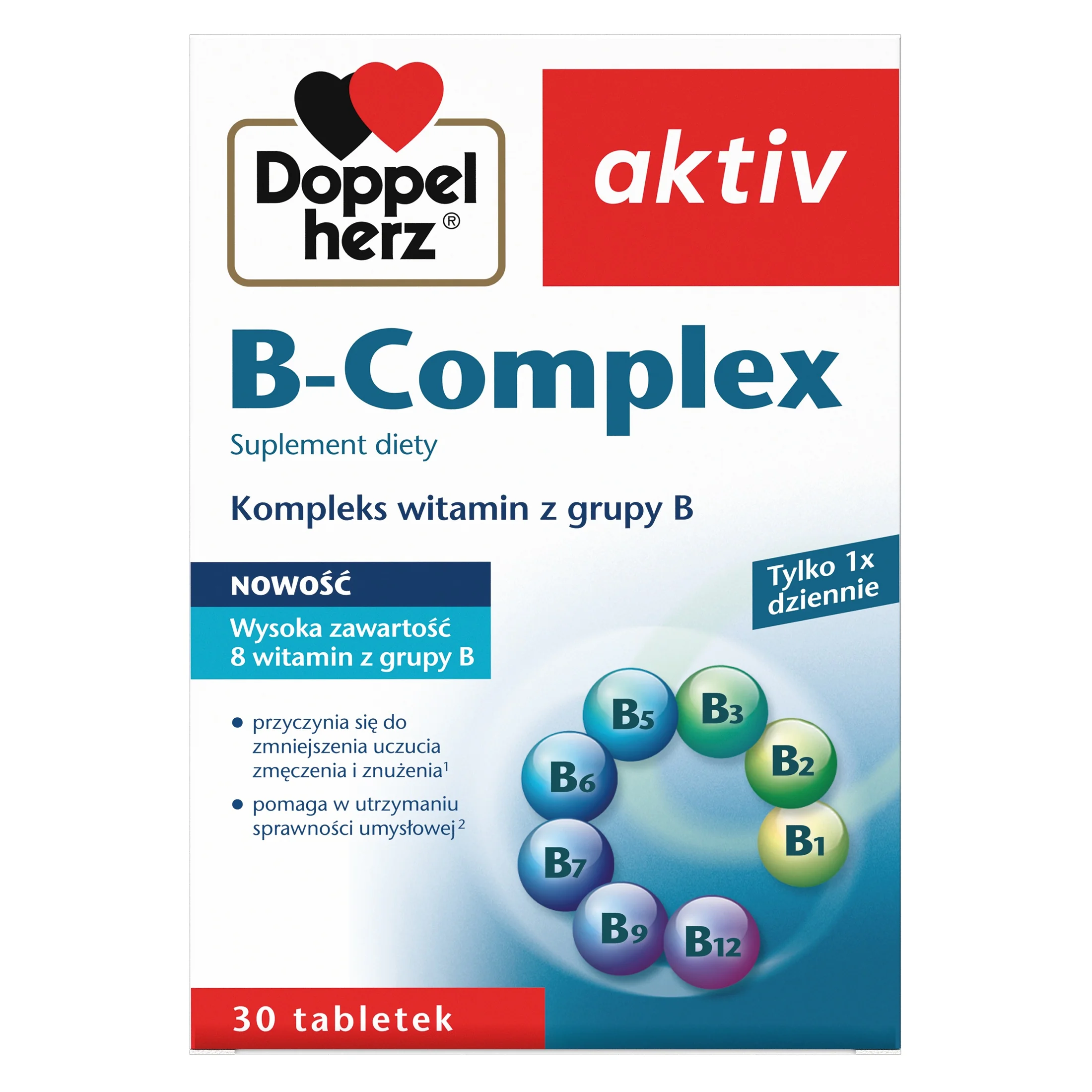 Doppelherz Aktiv B-Complex 30 tabletek