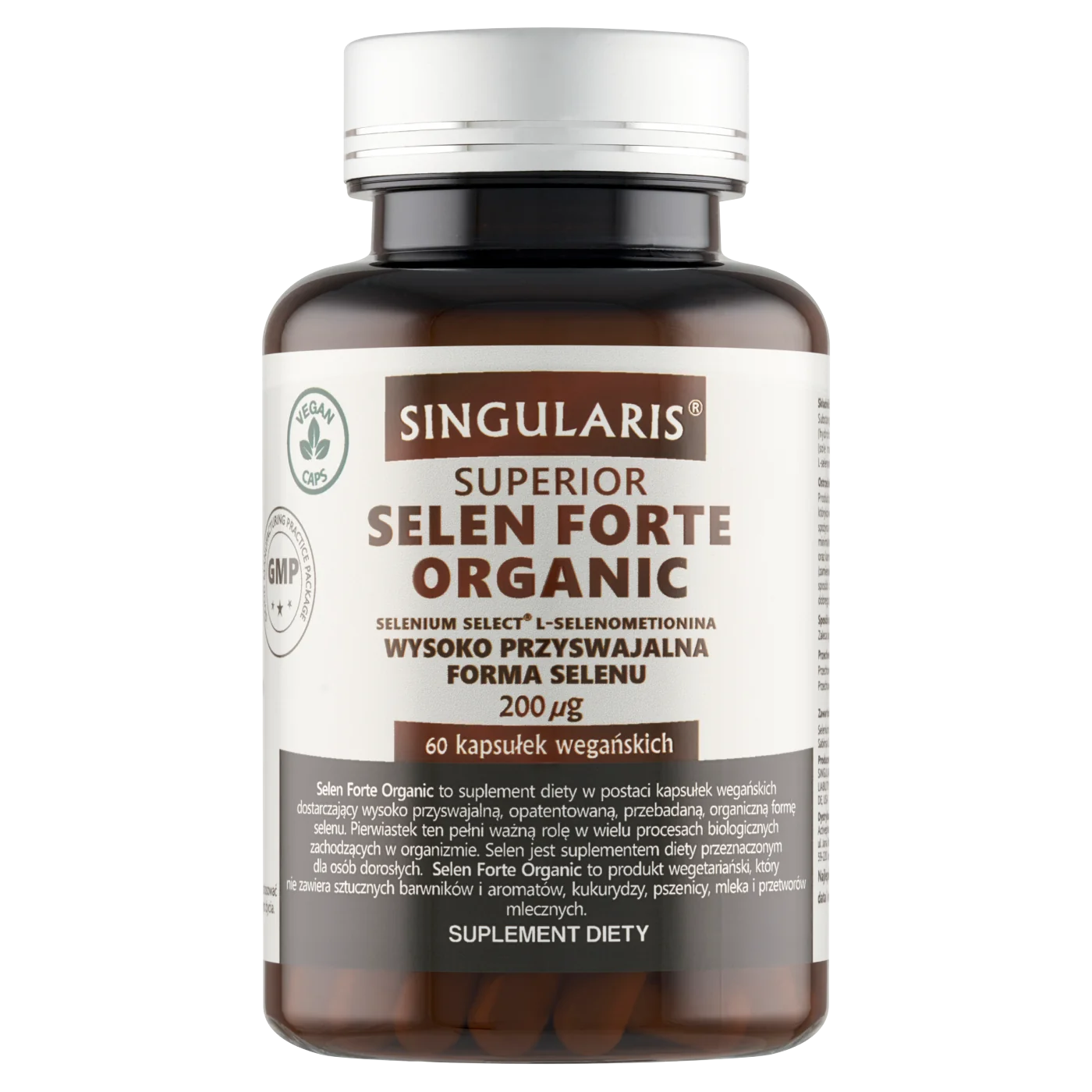 Singularis Superior Selen Forte Organic 60 kapsułek