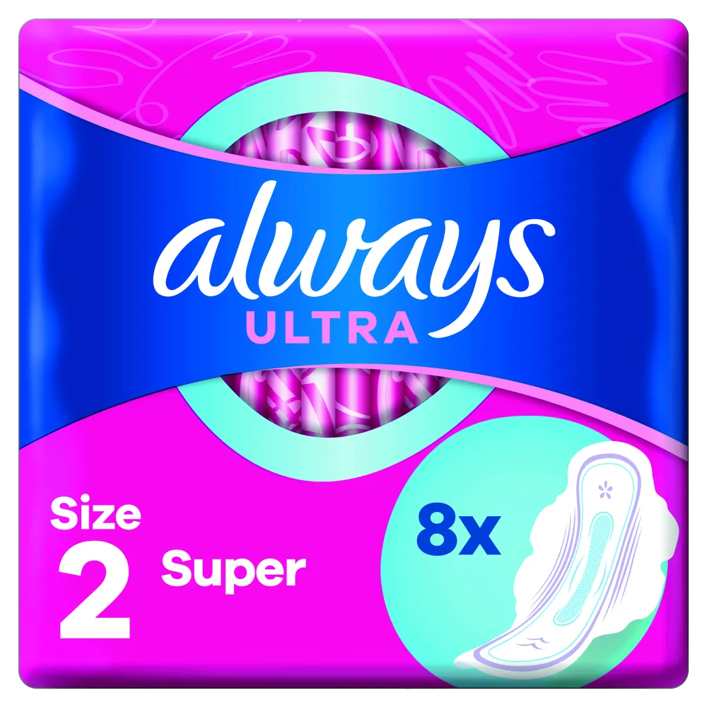 Always Ultra Super Plus, podpaski, 8 sztuk 