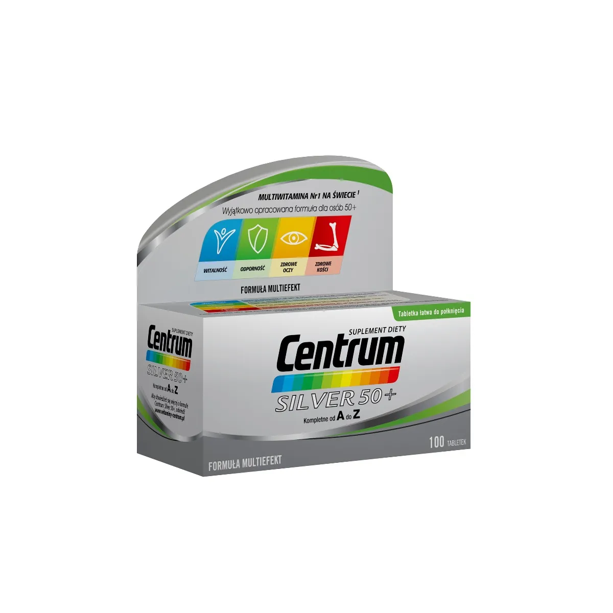 Centrum Silver 50+, suplement diety, 100 tabletek 