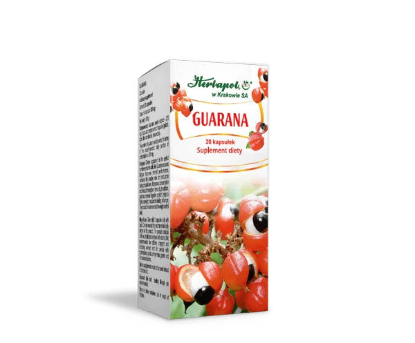 Herbapol Guarana suplement diety, 20 kapsułek
