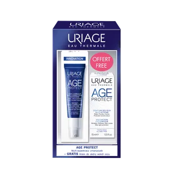 Uriage Age Protect Multi-wypełniacz zmarszczek + Woda Micelarna do skóry normalnej i wrażliwej, 30 ml + 250 ml 