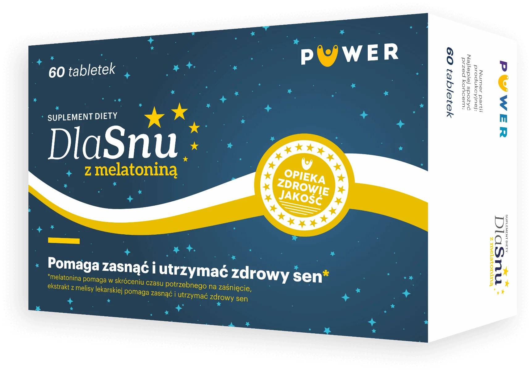 DlaSnu z melatoniną suplement diety, 60 tabletek